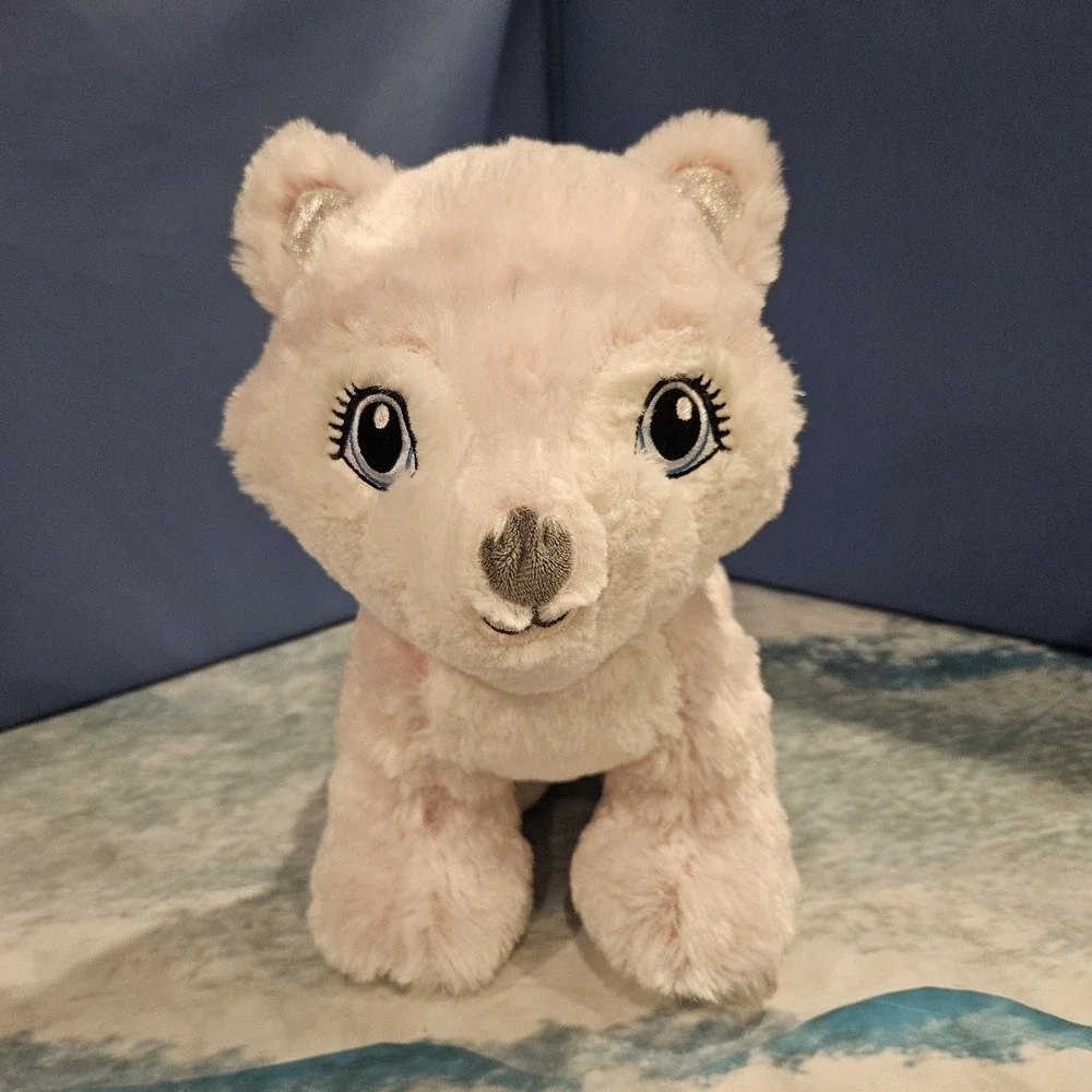 Build A Bear Pink Unicorn Arctic Fox Reindeer Plush Bundle BAB 14-16